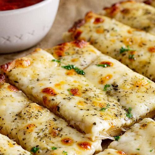 Cheesy breadsticks on sale