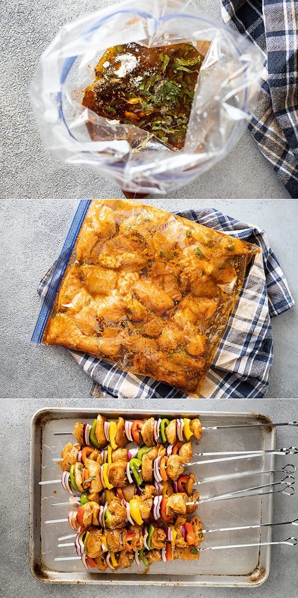 Chicken Fajita Kebabs Countryside Cravings
