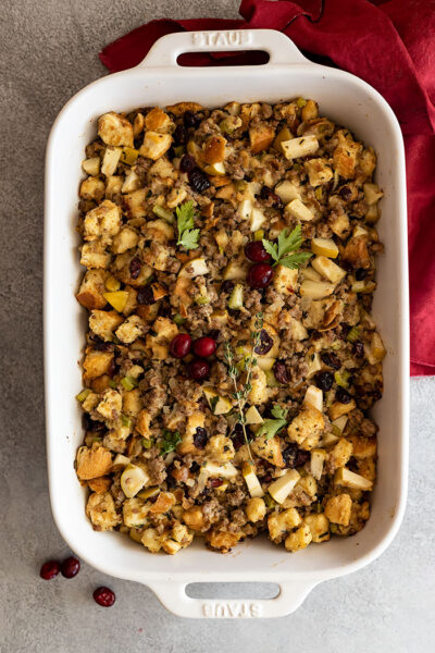 Apple Sausage Stuffing - Countryside Cravings