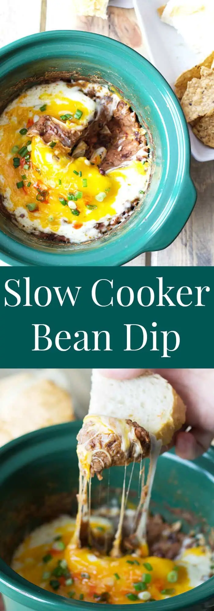 titled image (and shown): slow cooker bean dip