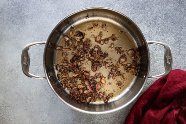 Bacon cooking.